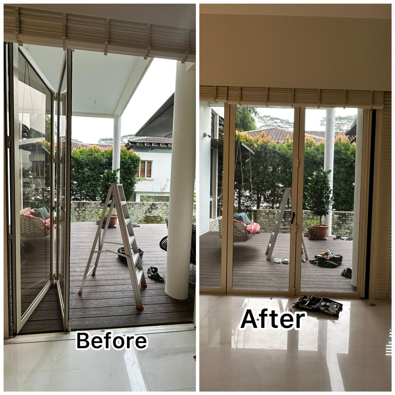 Glass Sliding Door Repair Service in Singapore